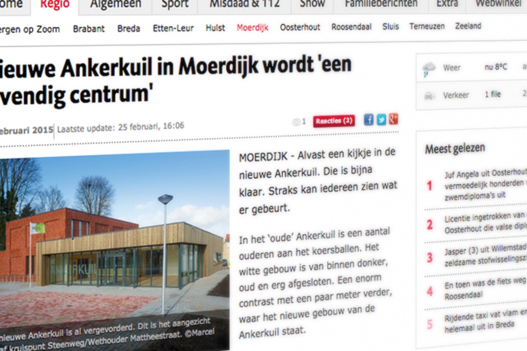 BN de Stem over de nieuwe Ankerkuil in Moerdijk Schaap en Sturm Architecten